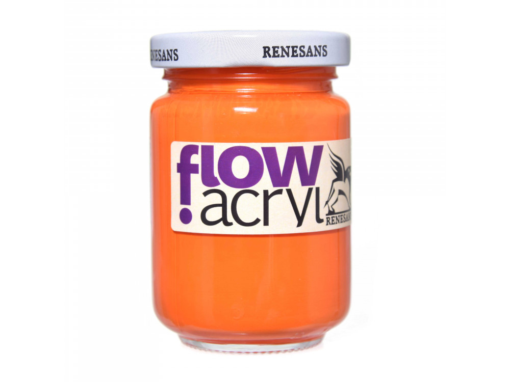 Farba akrylowa Flow Acryl - Renesans - 07, orange yellow,125 ml