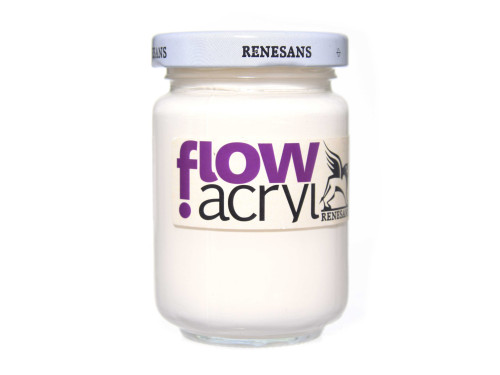 Farba akrylowa Flow Acryl - Renesans - 02, ivory white, 125 ml
