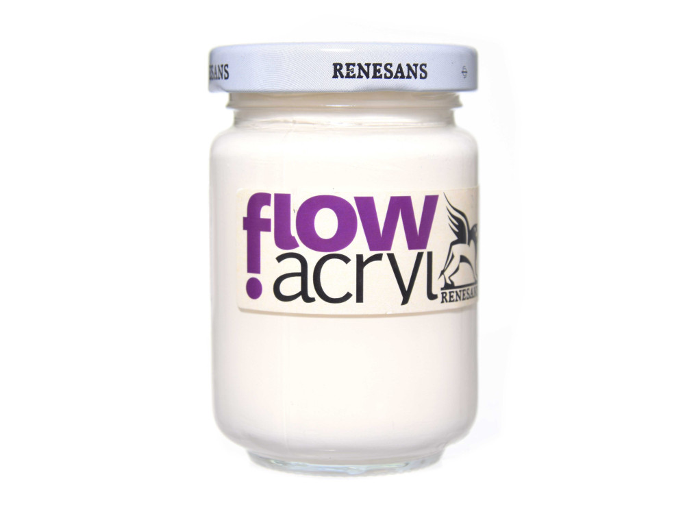 Acrylic paint Flow - Renesans - 02, ivory white, 125 ml