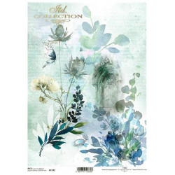 Decoupage paper A4 - ITD Collection - rice, R1732