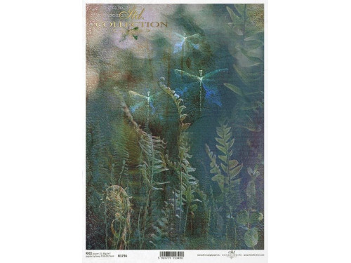 Decoupage paper A4 - ITD Collection - rice, R1736