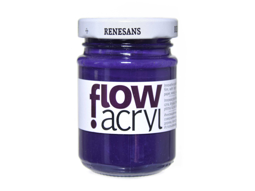 Farba akrylowa Flow Acryl - Renesans - 30, violet, 125 ml