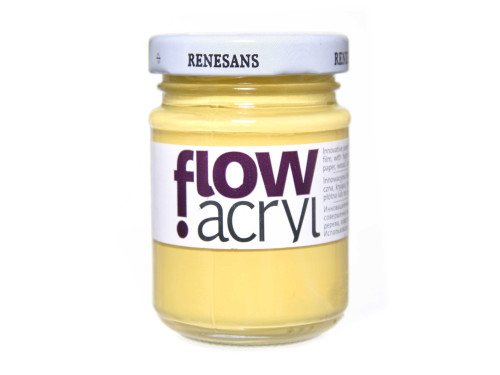 Acrylic paint Flow - Renesans - 08, naples yellow, 125 ml