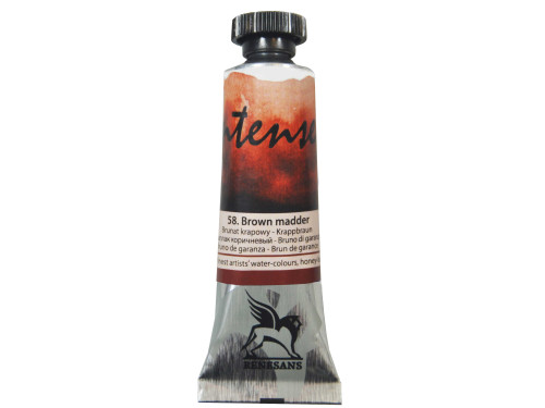 Farba akwarelowa Intense Water - Renesans - 58, brown madder, 15 ml