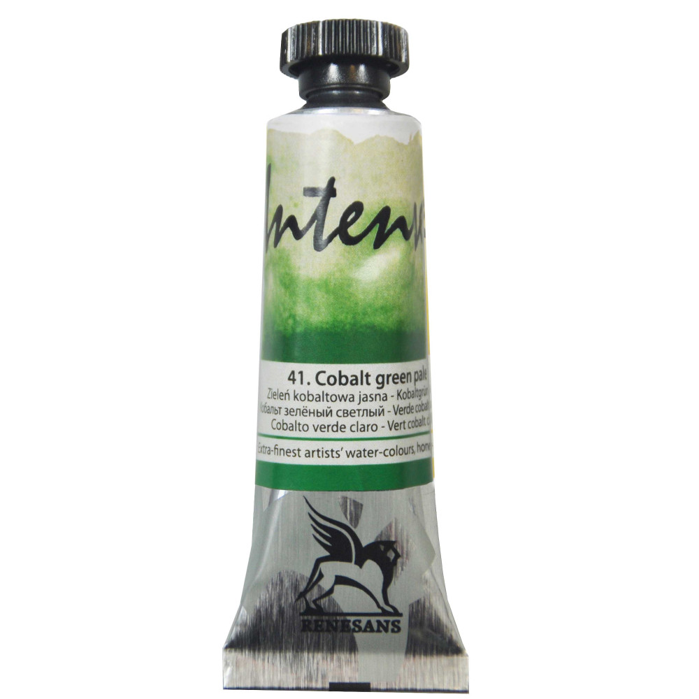 Farba akwarelowa Intense Water - Renesans - 41, cobalt green pale, 15 ml