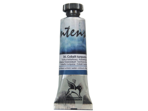 Farba akwarelowa Intense Water- Renesans - 36, cobalt turquoise, 15 ml