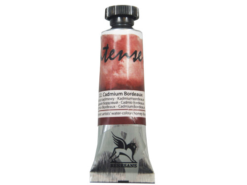 Farba akwarelowa Intense Water - Renesans - 22, cadmium bordeaux, 15 ml
