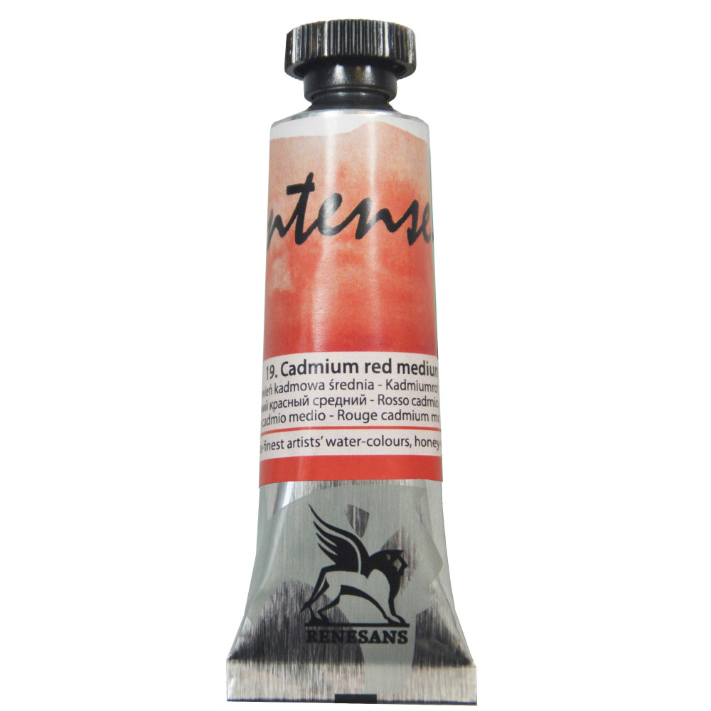 Farba akwarelowa Intense Water - Renesans - 19, cadmium medium red, 15 ml