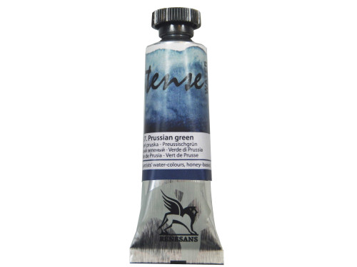 Watercolor paint Intense - Renesans - 37, prussian green, 15 ml