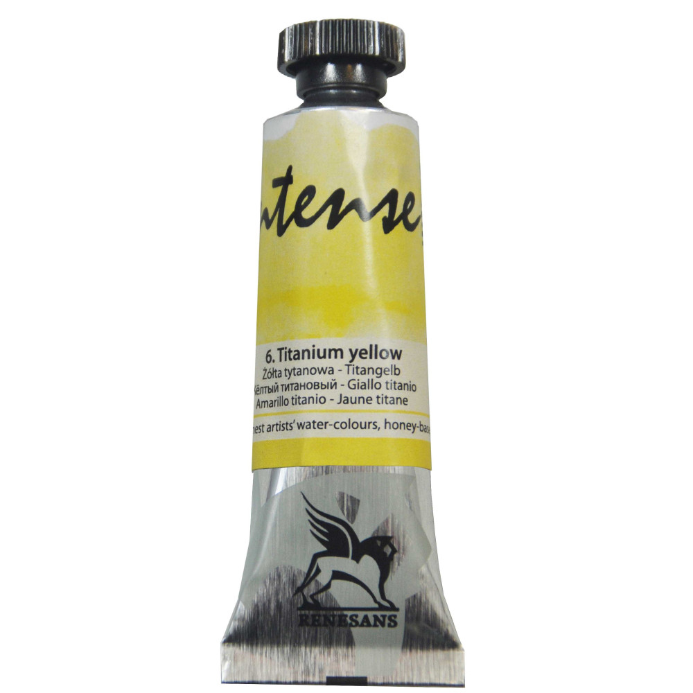 Farba akwarelowa Intense Water - Renesans - 6, titanium yellow, 15 ml