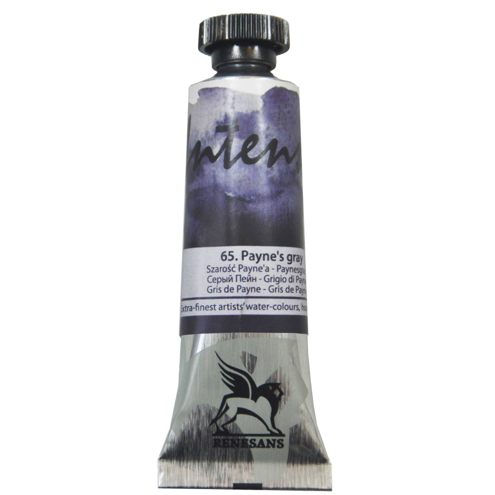 Farba akwarelowa Intense Water - Renesans - 65, Payne's grey, 15 ml