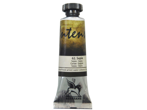 Watercolor paint Intense - Renesans - 62, sepia, 15 ml