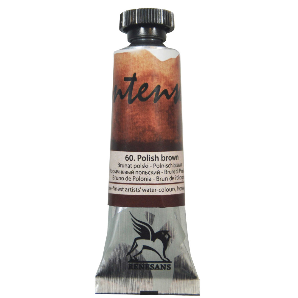 Farba akwarelowa Intense Water - Renesans - 60, polish brown, 15 ml