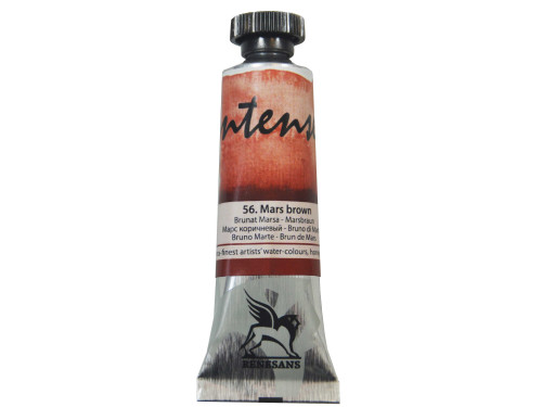 Watercolor paint Intense - Renesans - 56, Mars brown, 15 ml