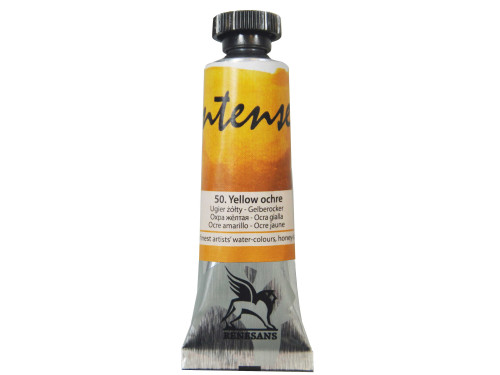 Watercolor paint Intense - Renesans - 50, yellow ochre, 15 ml