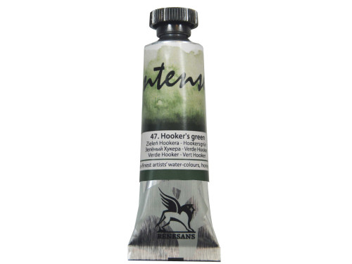 Watercolor paint Intense - Renesans - Hooker's green, 15 ml