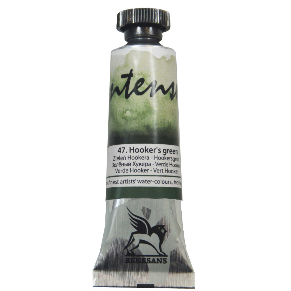 Farba akwarelowa Intense Water - Renesans - 47, Hooker's green, 15 ml