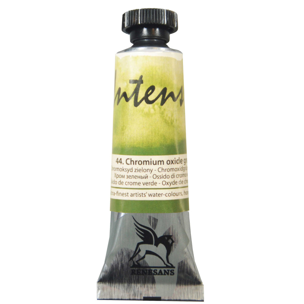 Farba akwarelowa Intense Water - Renesans - 44, chromium oxide green, 15 ml
