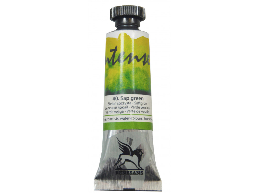 Farba akwarelowa Intense Water - Renesans - 40, sap green, 15 ml