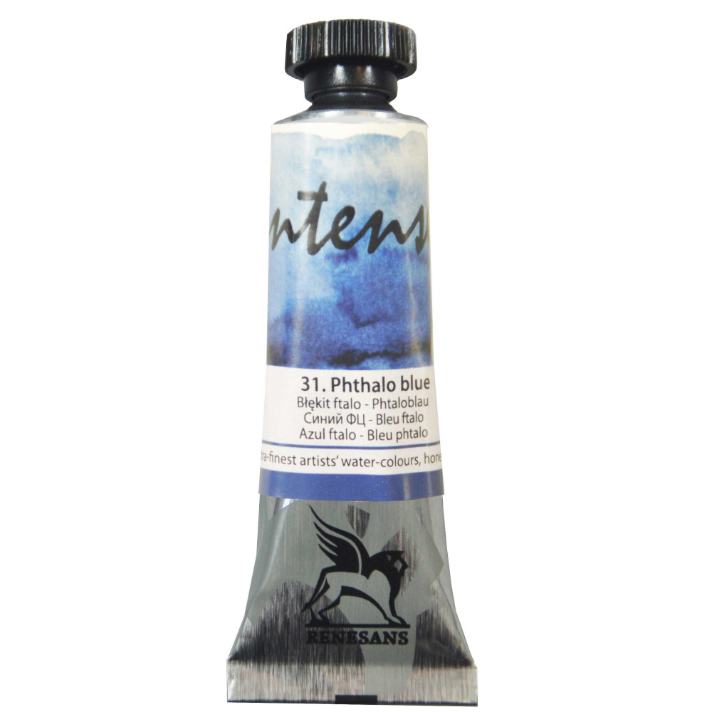 Farba akwarelowa Intense Water - Renesans - 31, phthalo blue, 15 ml