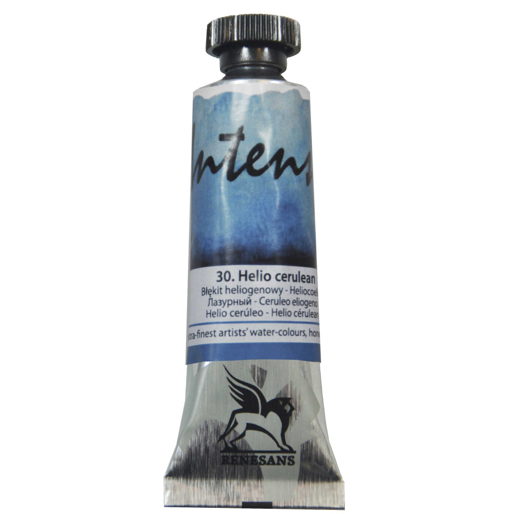 Watercolor paint Intense - Renesans - helio cerulean, 15 ml