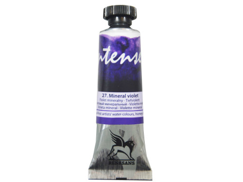 Watercolor paint Intense - Renesans - 27, mineral violet, 15 ml