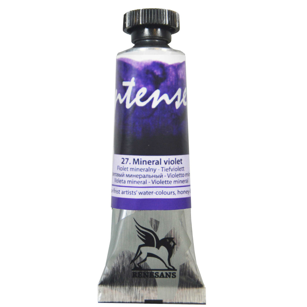 Farba akwarelowa Intense Water - Renesans - 27, mineral violet, 15 ml