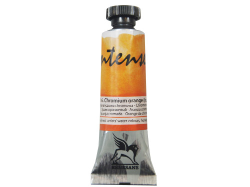 Watercolor paint Intense - Renesans - 16, chromium orange, 15 ml