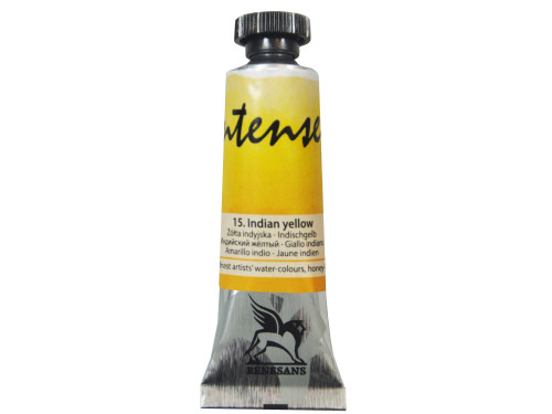 Watercolor paint Intense - Renesans - 15, indian yellow, 15 ml