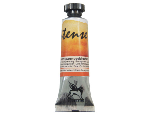 Watercolor paint Intense - Renesans - 12, transparent gold ochre, 15 ml
