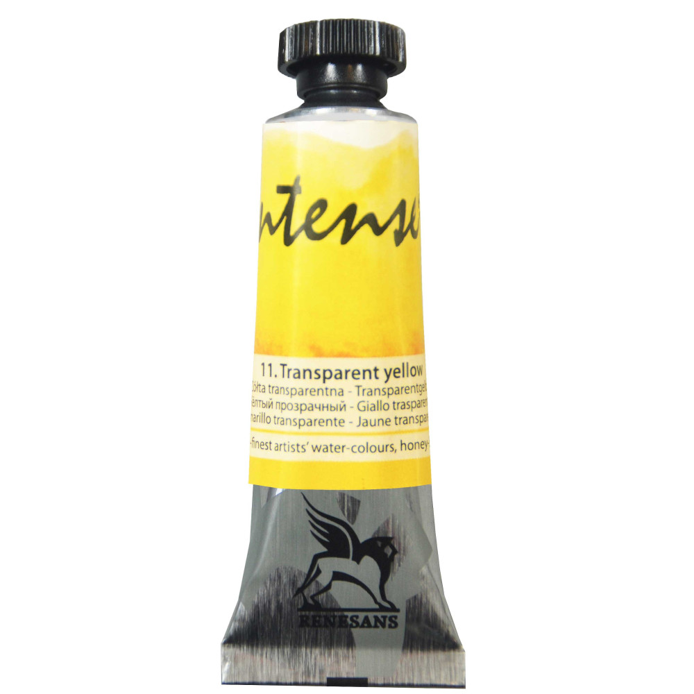 Farba akwarelowa Intense Water - Renesans - 11, transparent yellow, 15 ml
