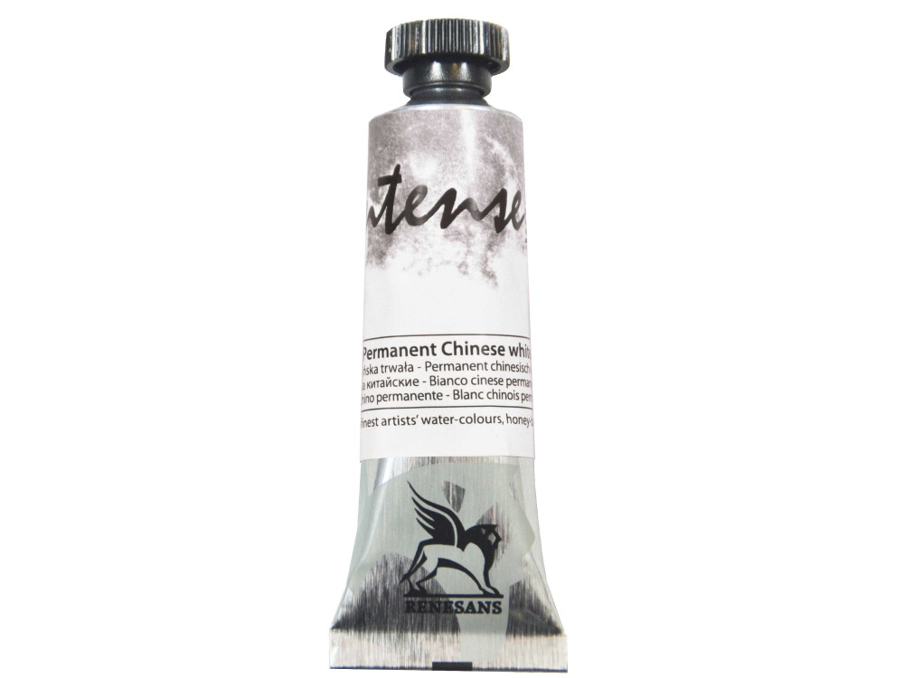 Farba akwarelowa Intense Water - Renesans - 2, permanent Chinese white, 15 ml
