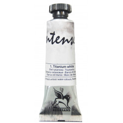 Watercolor paint Intense - Renesans - 1, titanium white, 15 ml