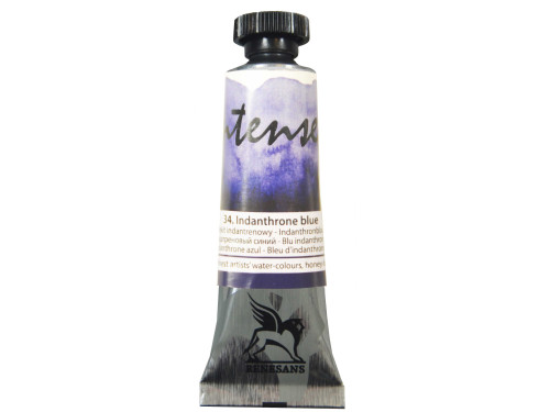 Watercolor paint Intense - Renesans - 34, indanthrone blue, 15 ml