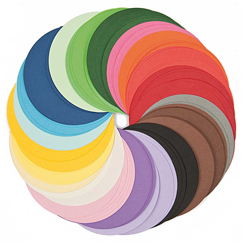 Origami paper Basic - Paper Poetry - round, 15 cm, 200 sheets