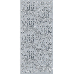 Sticker - Candles 102 silver