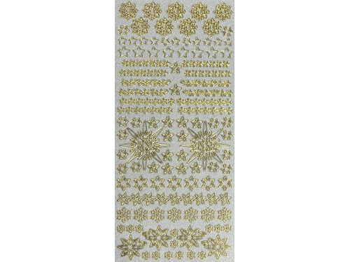 Pearl Sticker - Stars, Snowflakes 298