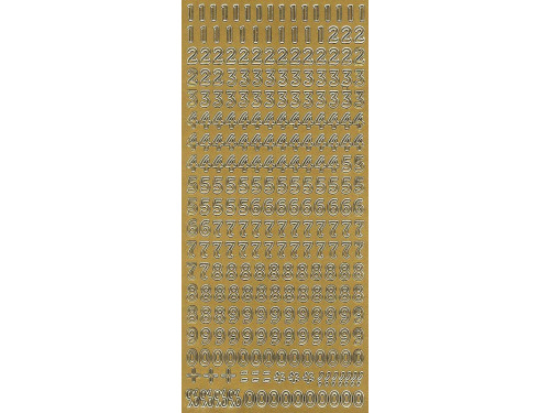 Stickers - Digits 269 Gold