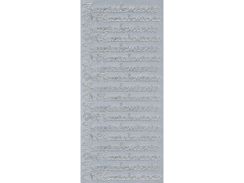 Stickers - Zawiadomienie 414 Silver