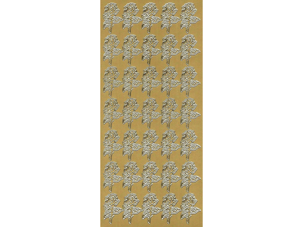 Stickers - Roses 200 Gold