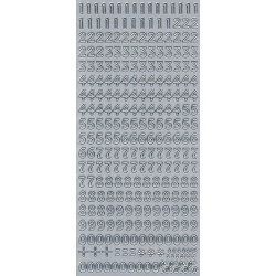 Stickers - Digits 269 Silver