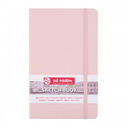 Sketch Book 13 x 21 cm - Talens Art Creation - Pastel Pink, 140g, 80 sheets