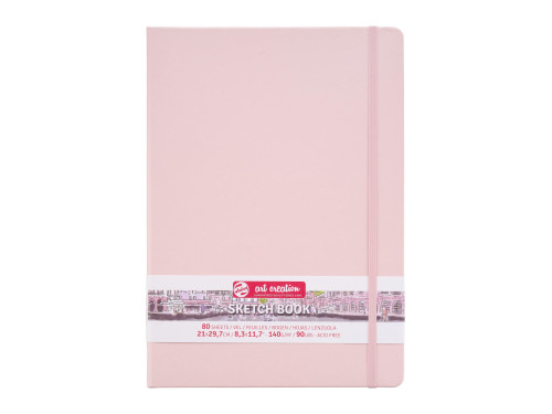 Sketch Book 21 x 30 cm - Talens Art Creation - Pastel Pink, 140g, 80 sheets