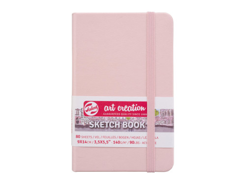 Sketch Book 9 x 14 cm - Talens Art Creation - Pastel Pink, 140g, 80 sheets