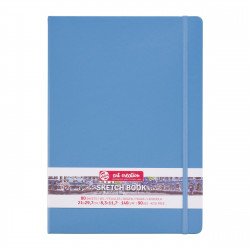 Sketch Book 21 x 30 cm - Talens Art Creation - Lake Blue, 140g, 80 sheets