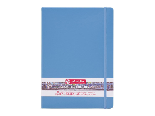Sketch Book 21 x 30 cm - Talens Art Creation - Lake Blue, 140g, 80 sheets