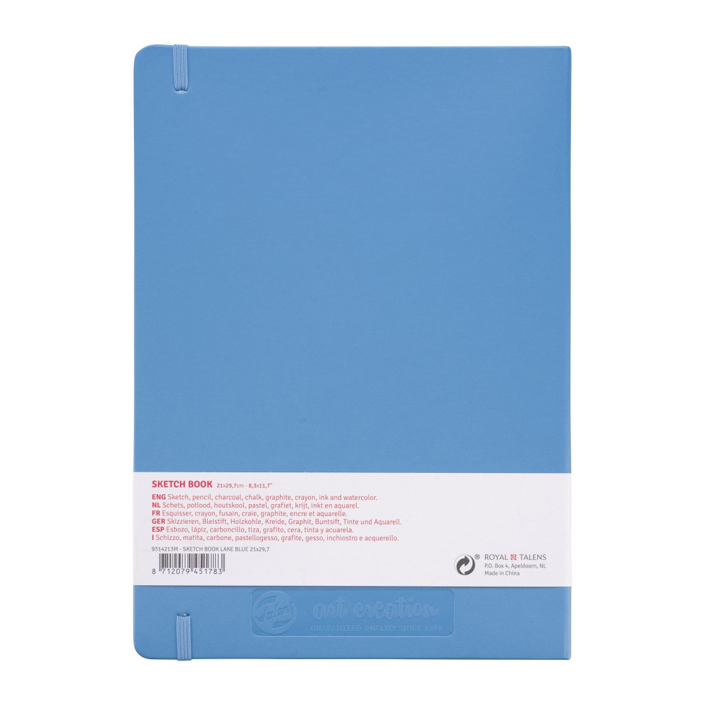 Sketch Book 21 x 30 cm - Talens Art Creation - Lake Blue, 140g, 80 sheets