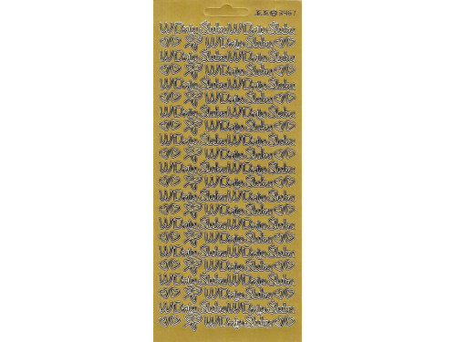 Stickers - W Dniu Ślubu 3467 Gold