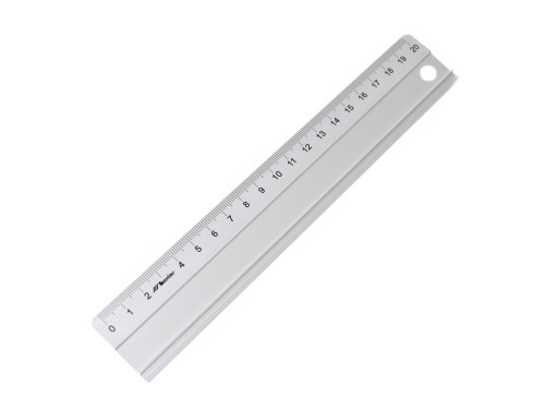 Aluminum ruler 20 cm - Leniar