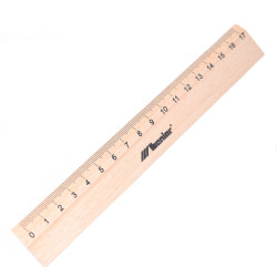 Wooden ruler - Leniar - 17 cm
